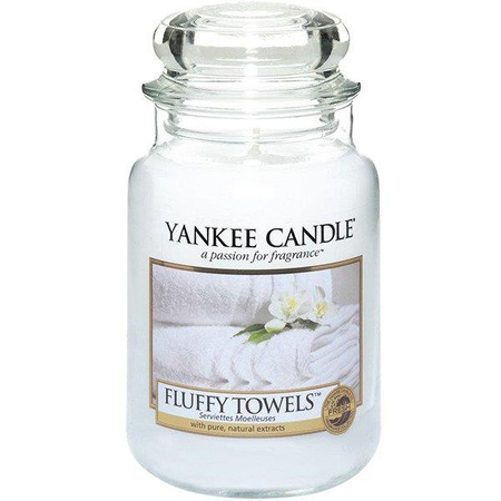 Yankee Candle Large Jar Fluffy Towels 623g